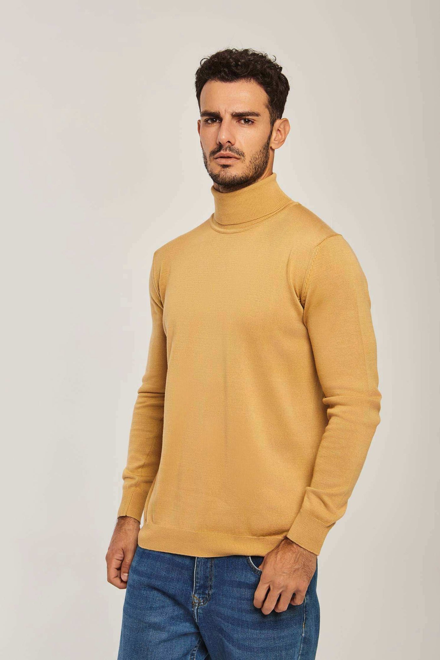 Men Regular Fit Pullover - Brown