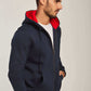 Men Regular Fit Sweat Jacket - Navy