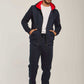 Men Regular Fit Sweat Jacket - Navy