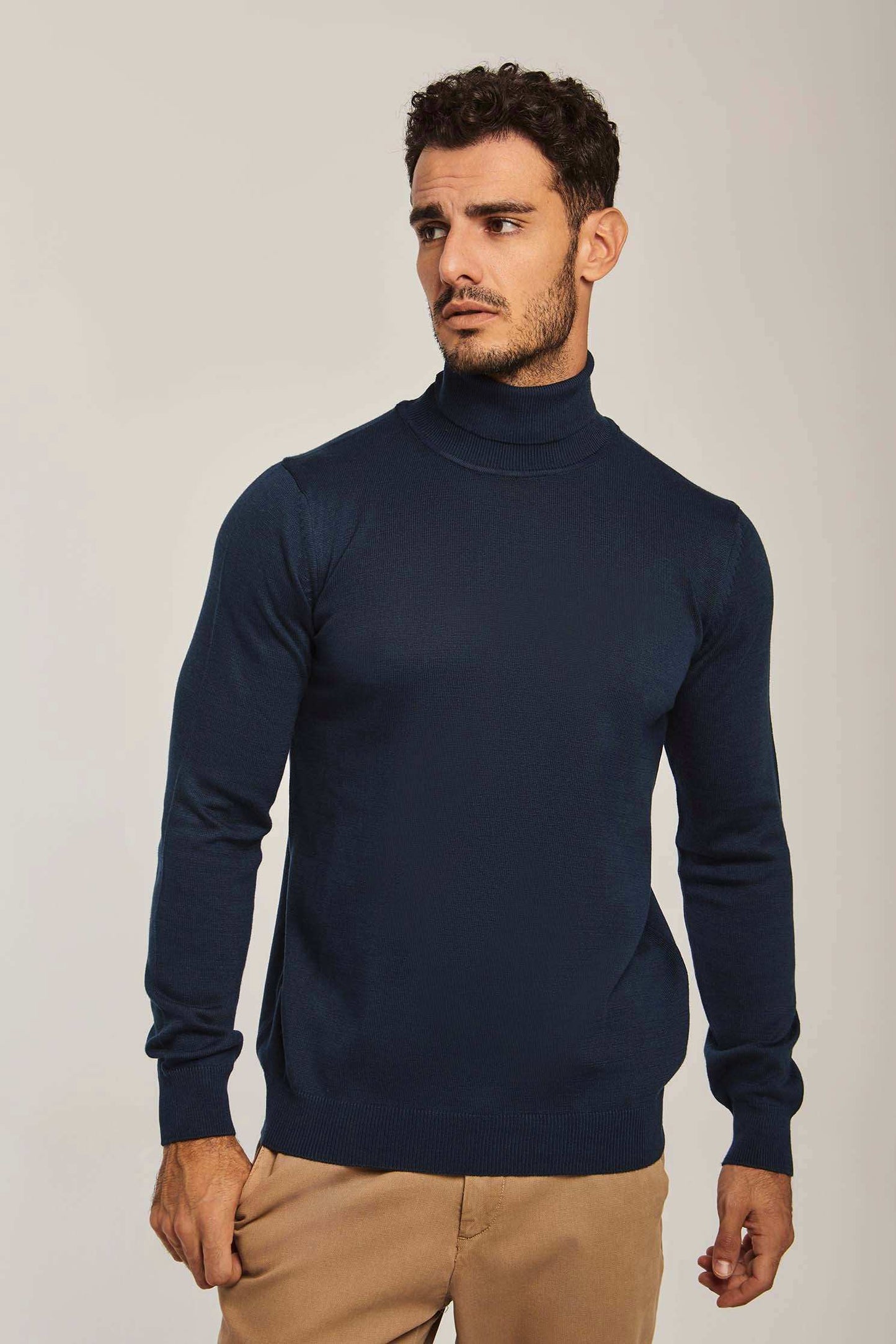 Men Regular Fit Pullover - Navy