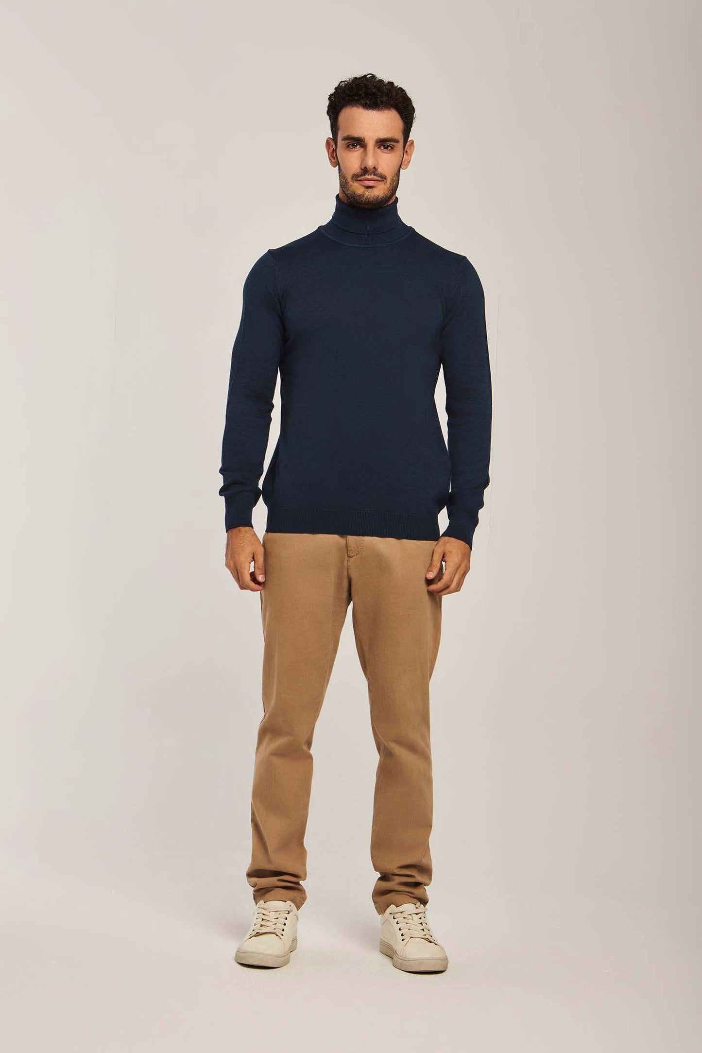 Men Regular Fit Pullover - Navy