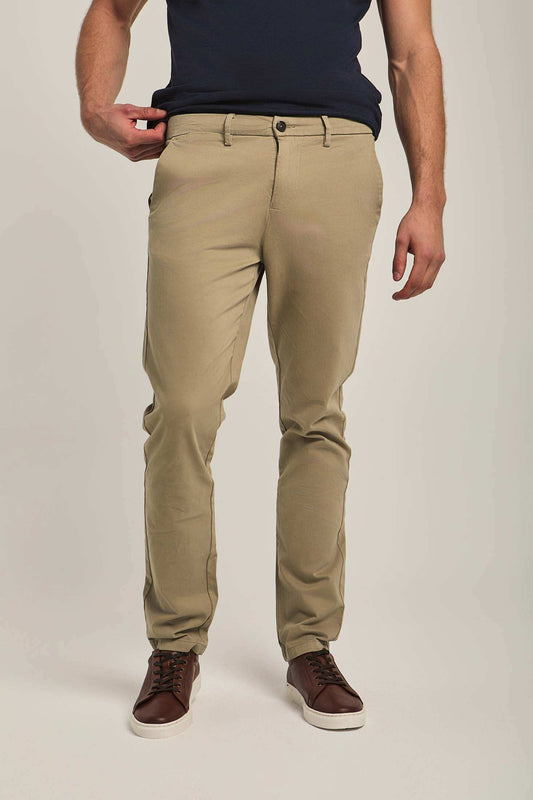 Men Slim Fit Pant - Silver Green