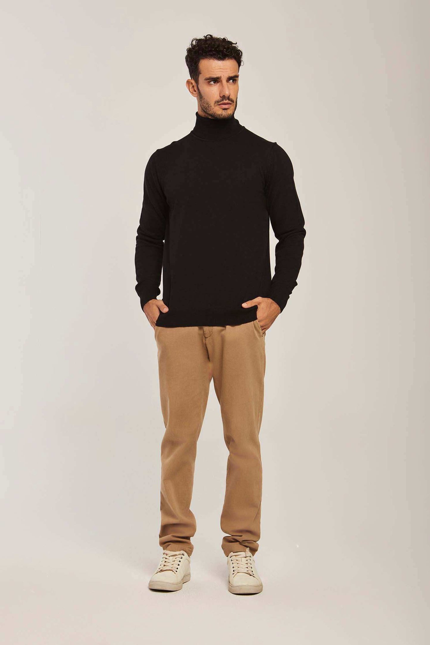 Men Regular Fit Pullover - Black