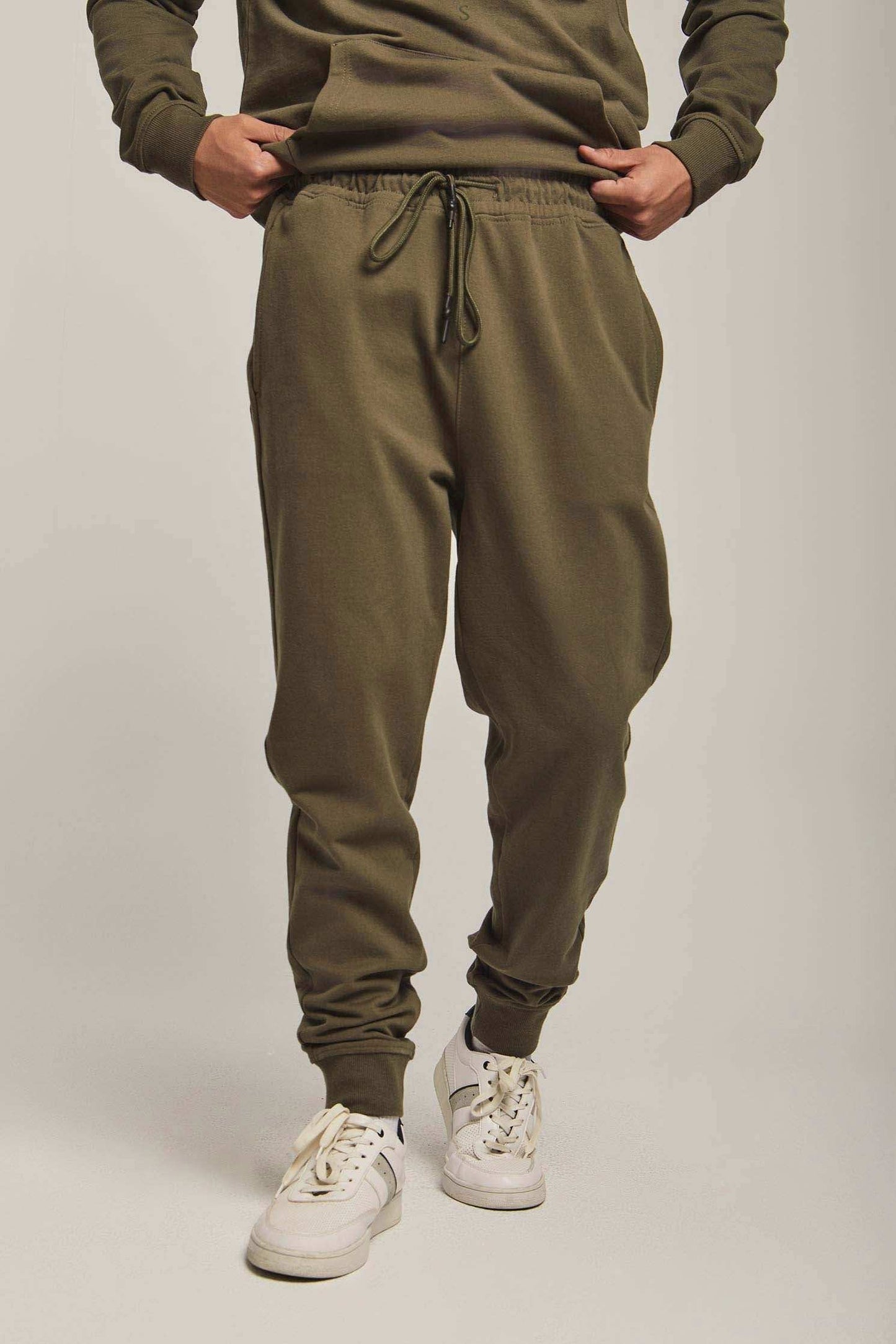 Men Regular Fit Sweat Pant - Green