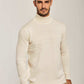 Men Slim Fit Pullover - Beige