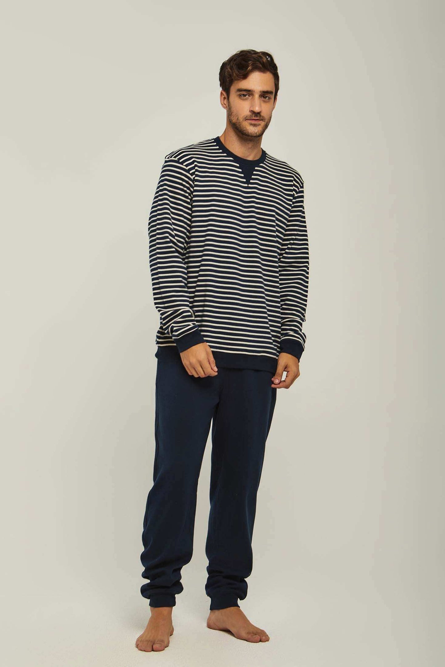 Men Regular Fit Pyjama - Navy