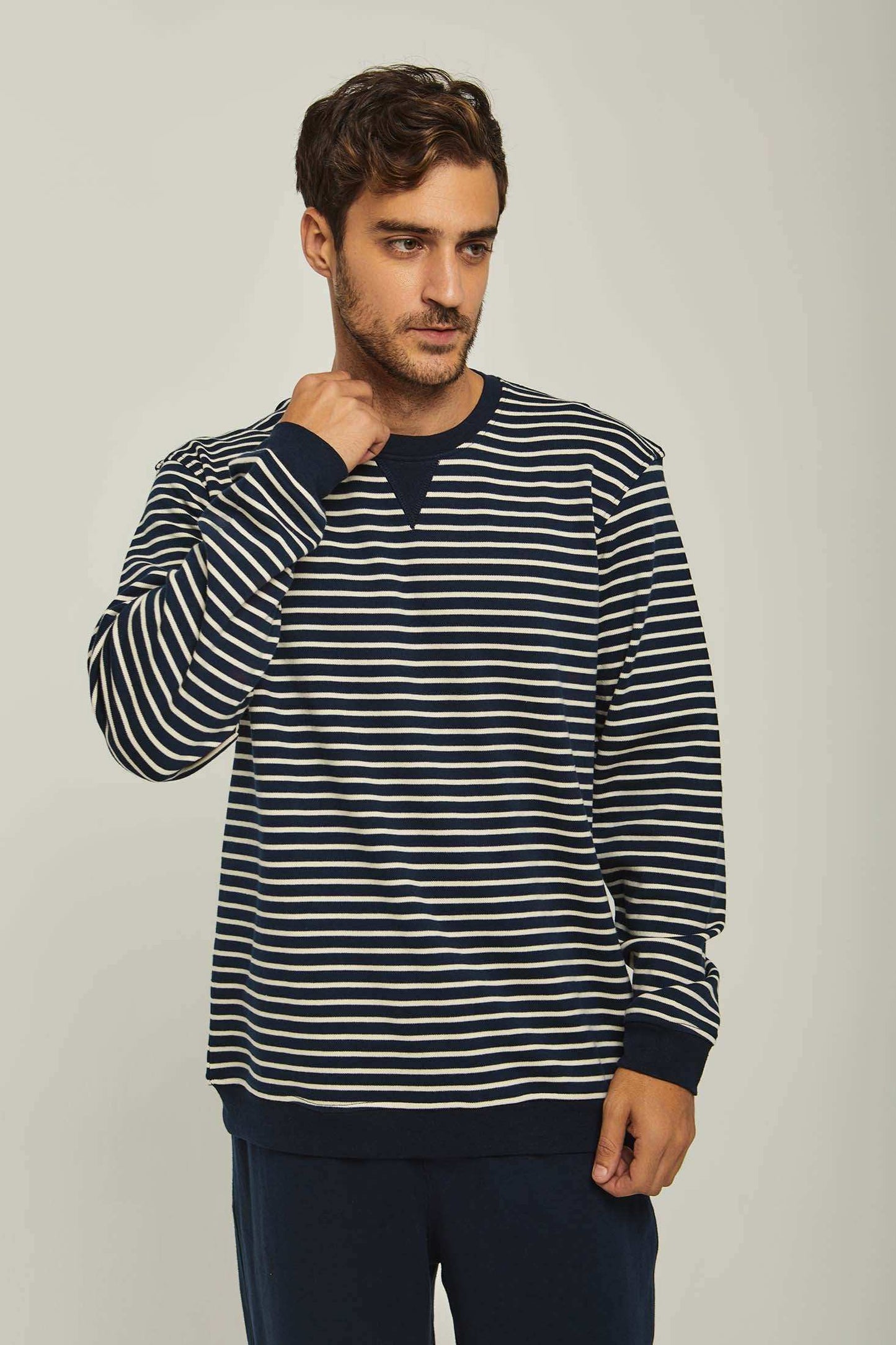 Men Regular Fit Pyjama - Navy