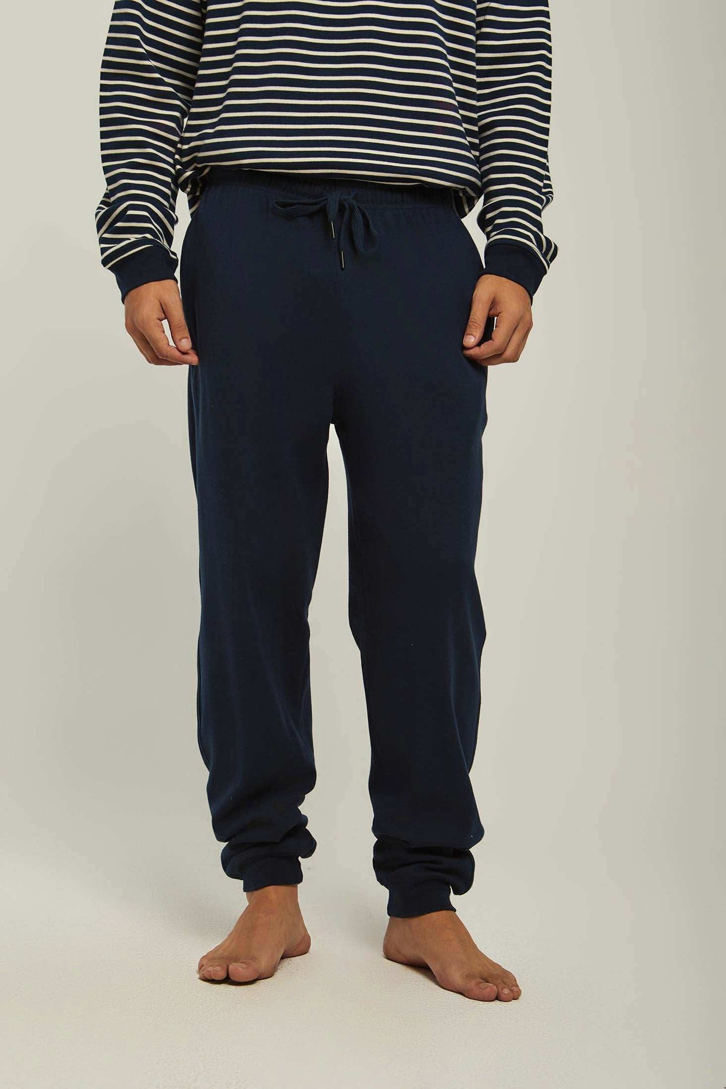 Men Regular Fit Pyjama - Navy