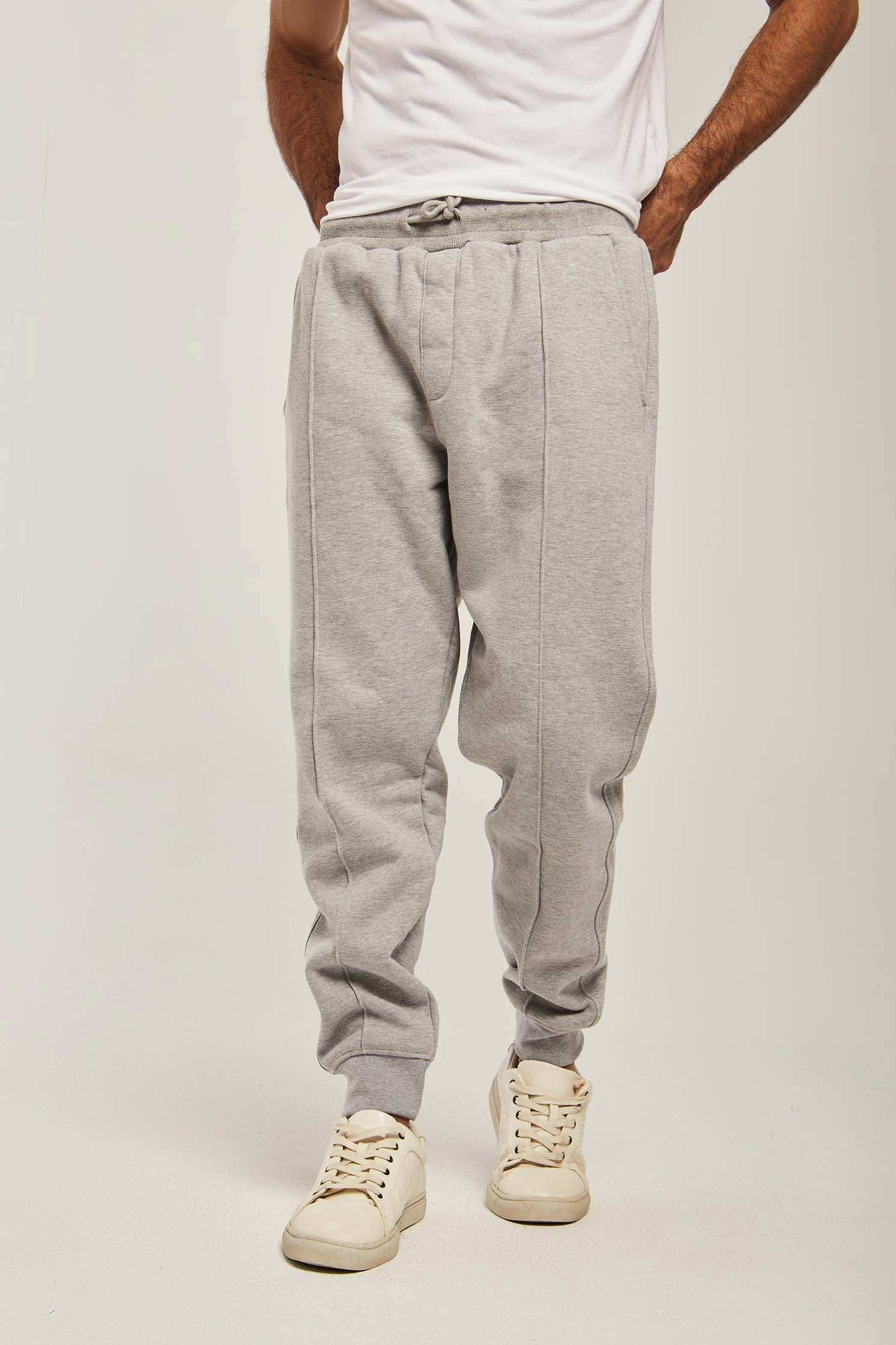 Men Regular Fit Sweat Pant - Grey