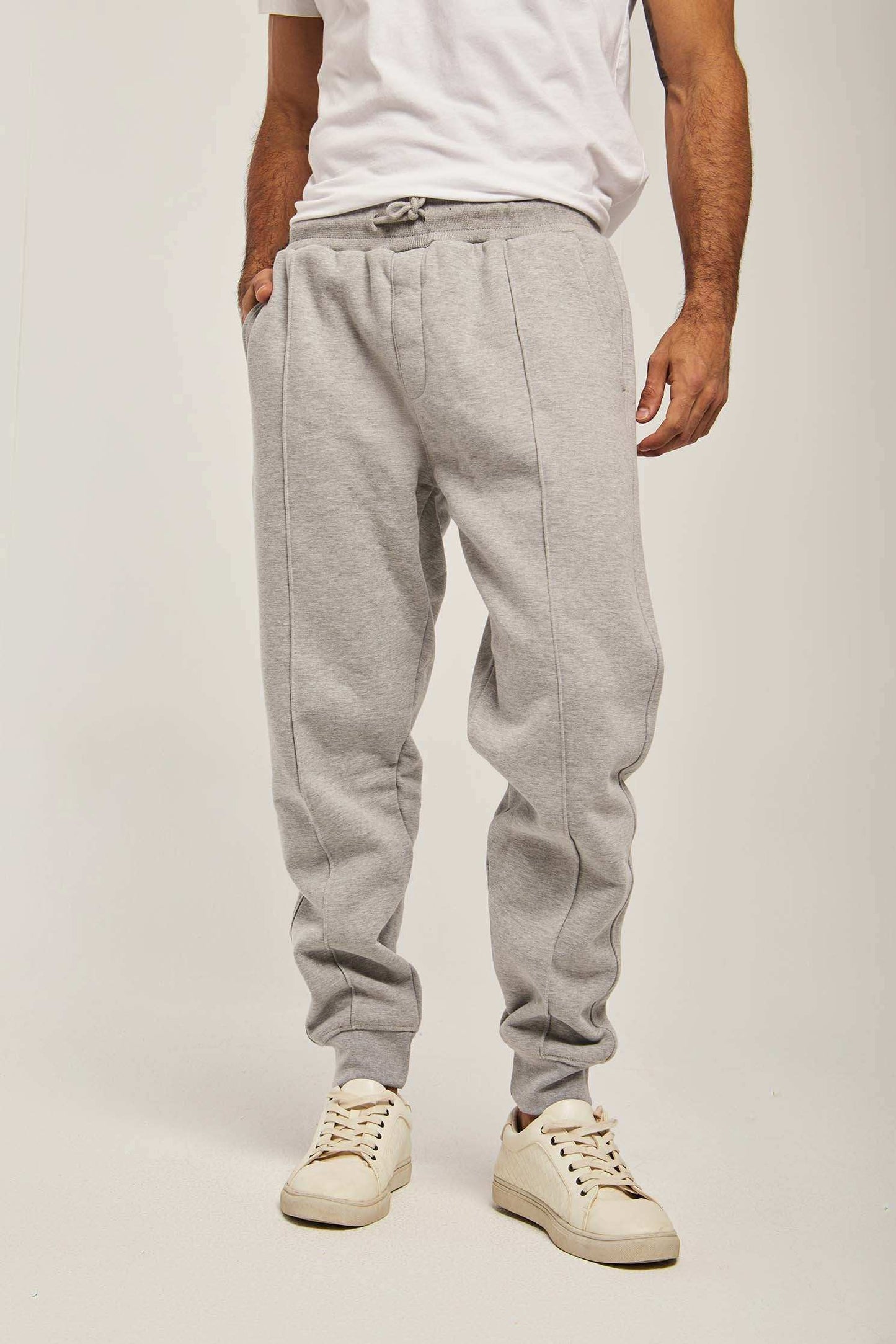 Men Regular Fit Sweat Pant - Grey