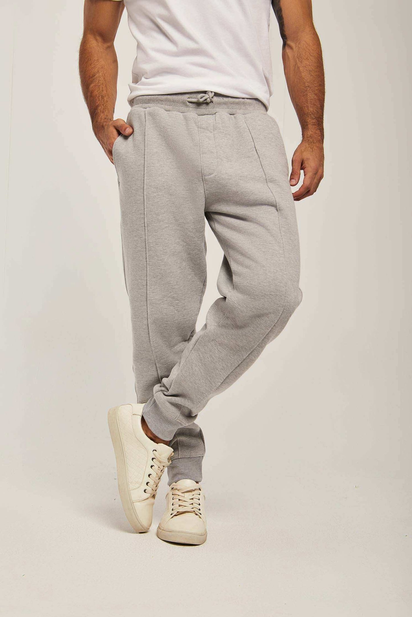 Men Regular Fit Sweat Pant - Grey
