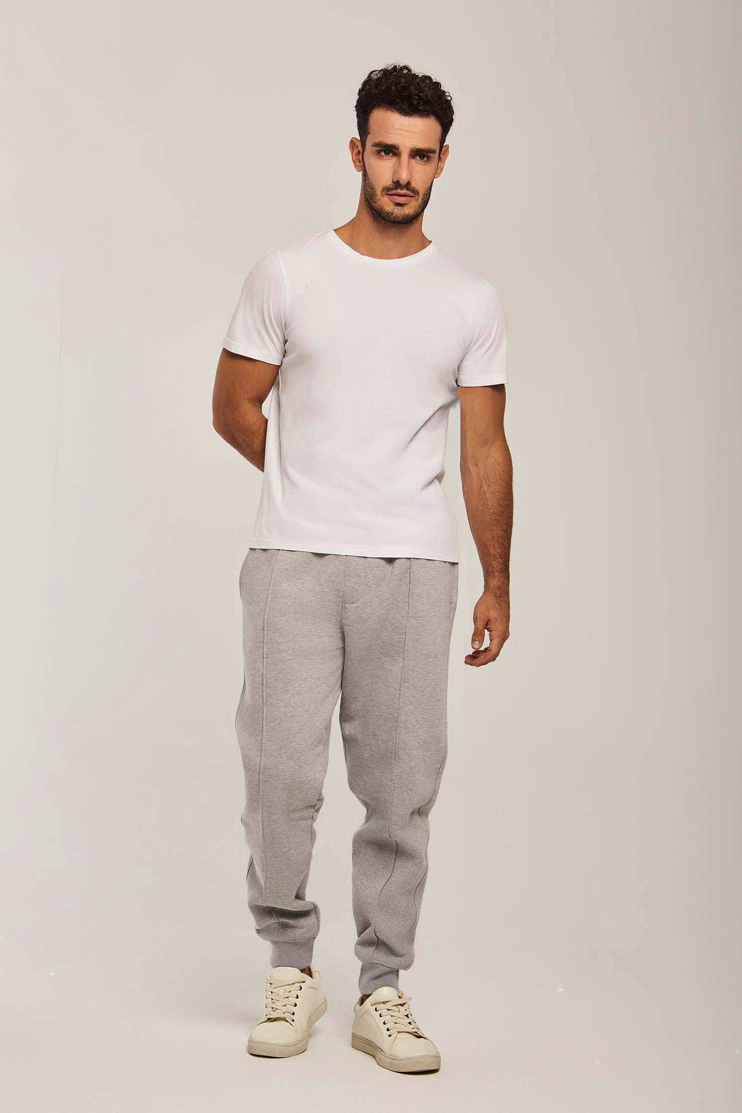 Men Regular Fit Sweat Pant - Grey