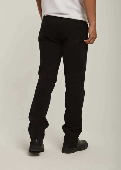 Men Regular Fit Pant - Black