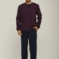 Men Regular Fit Pyjama - Burgundy