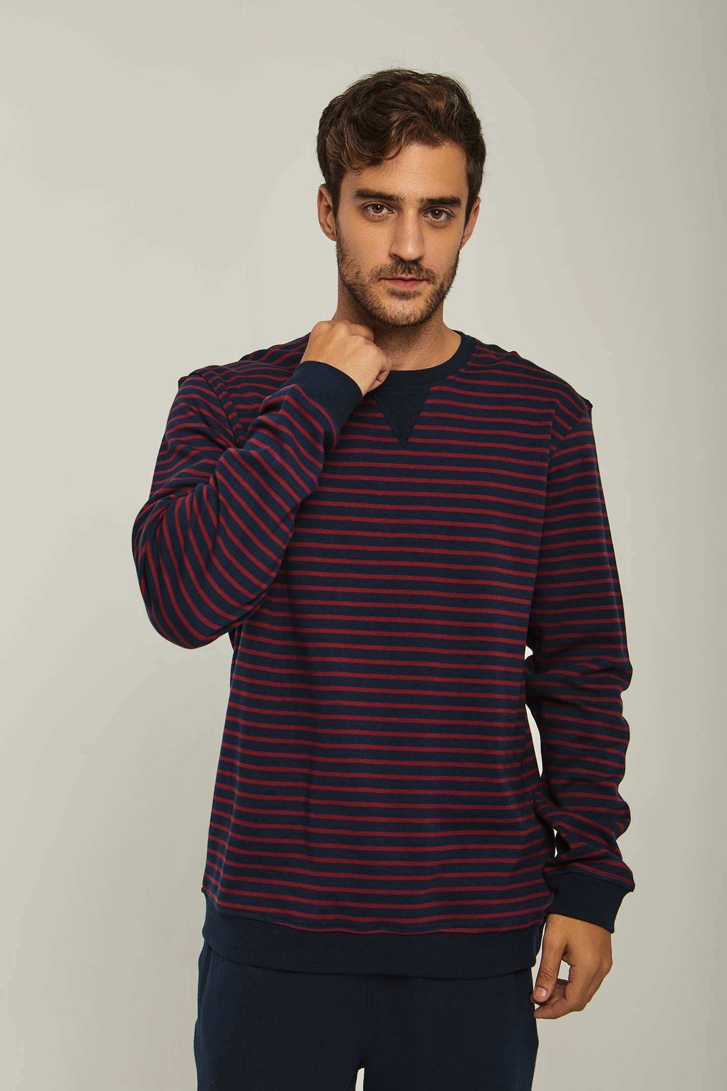 Men Regular Fit Pyjama - Burgundy