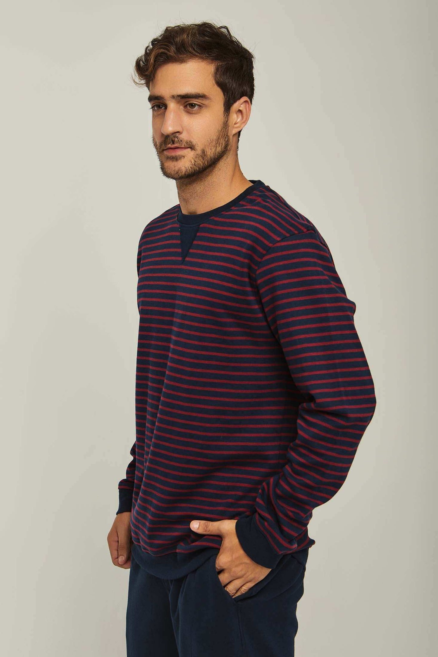 Men Regular Fit Pyjama - Burgundy