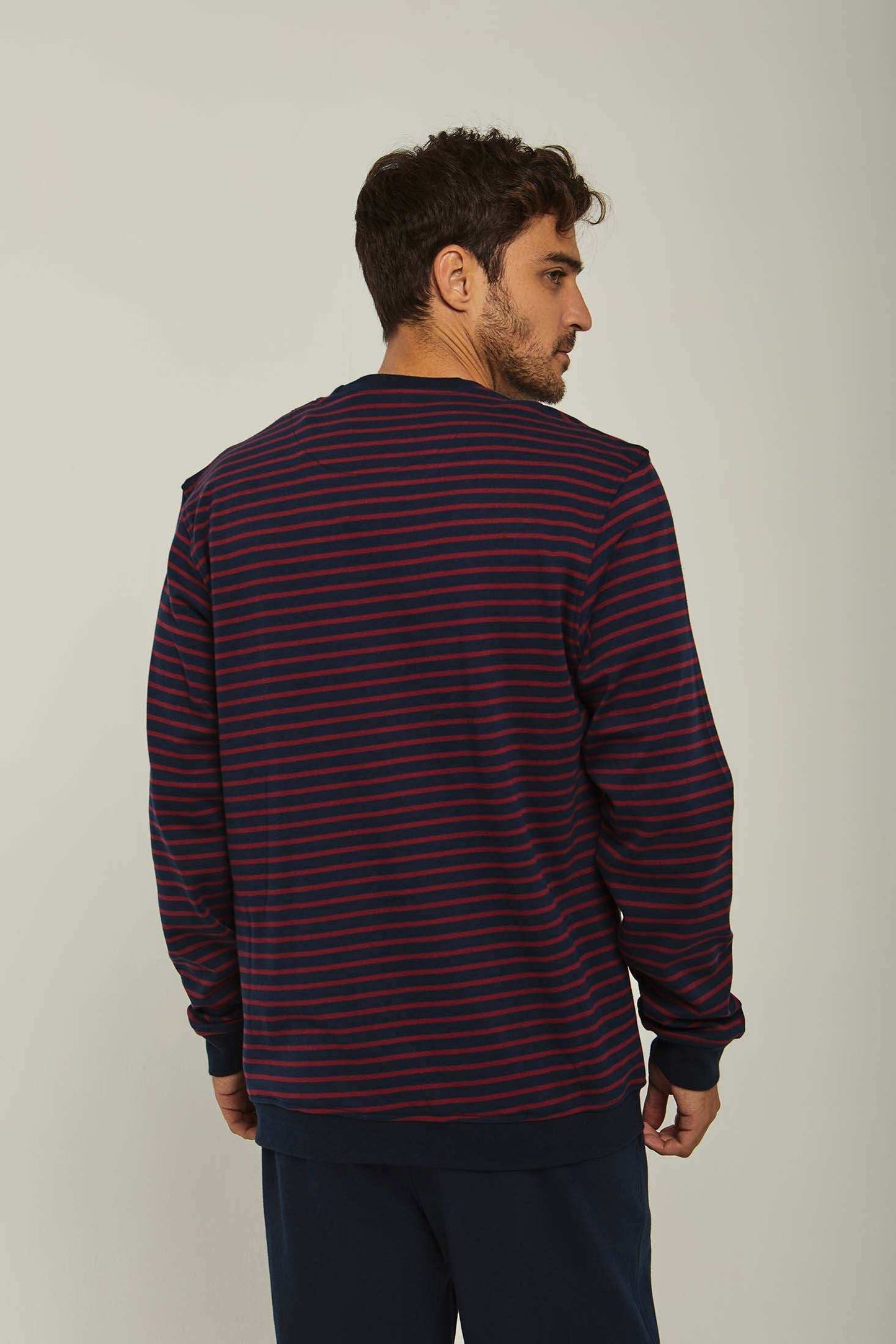 Men Regular Fit Pyjama - Burgundy