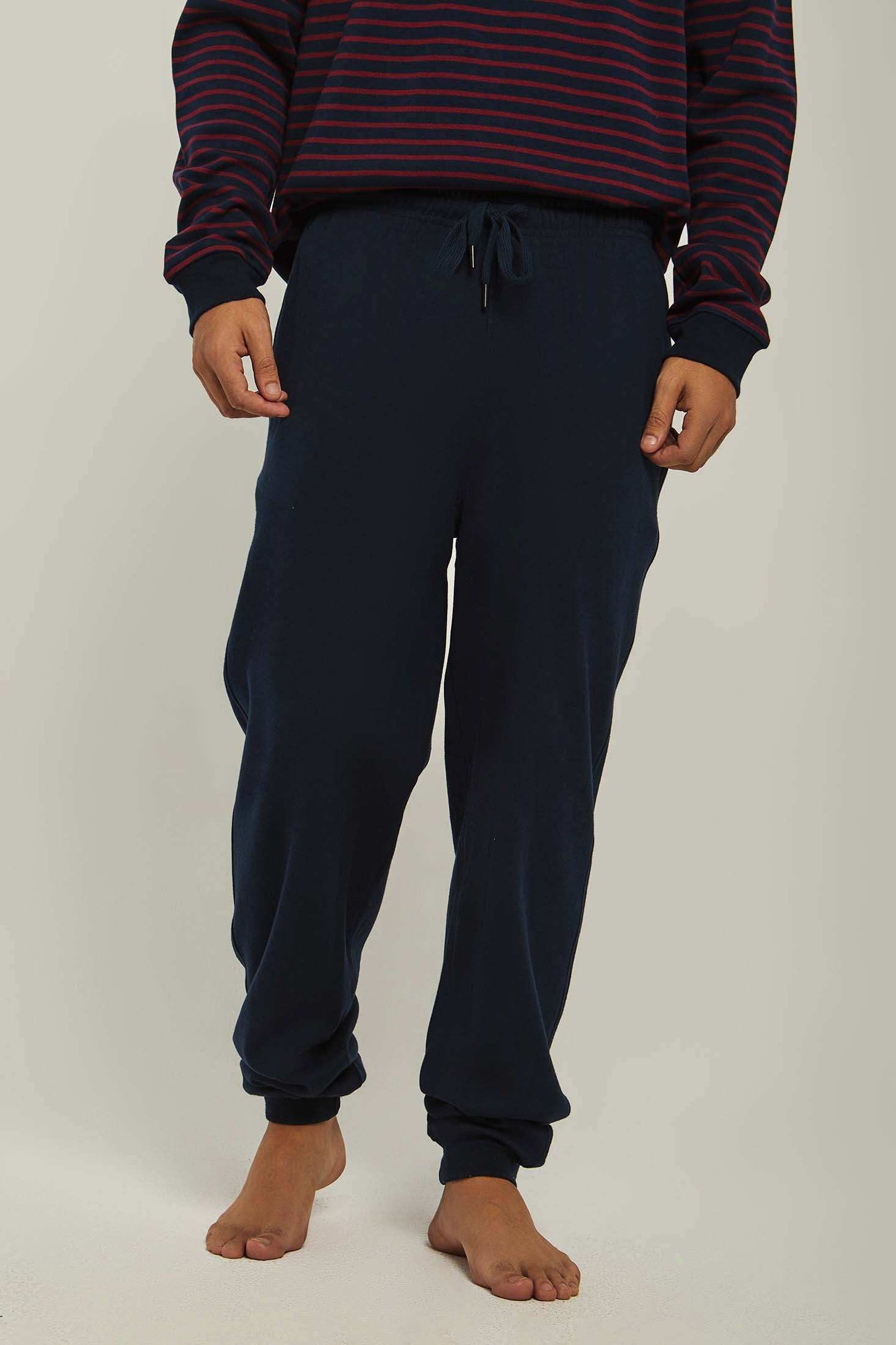 Men Regular Fit Pyjama - Burgundy