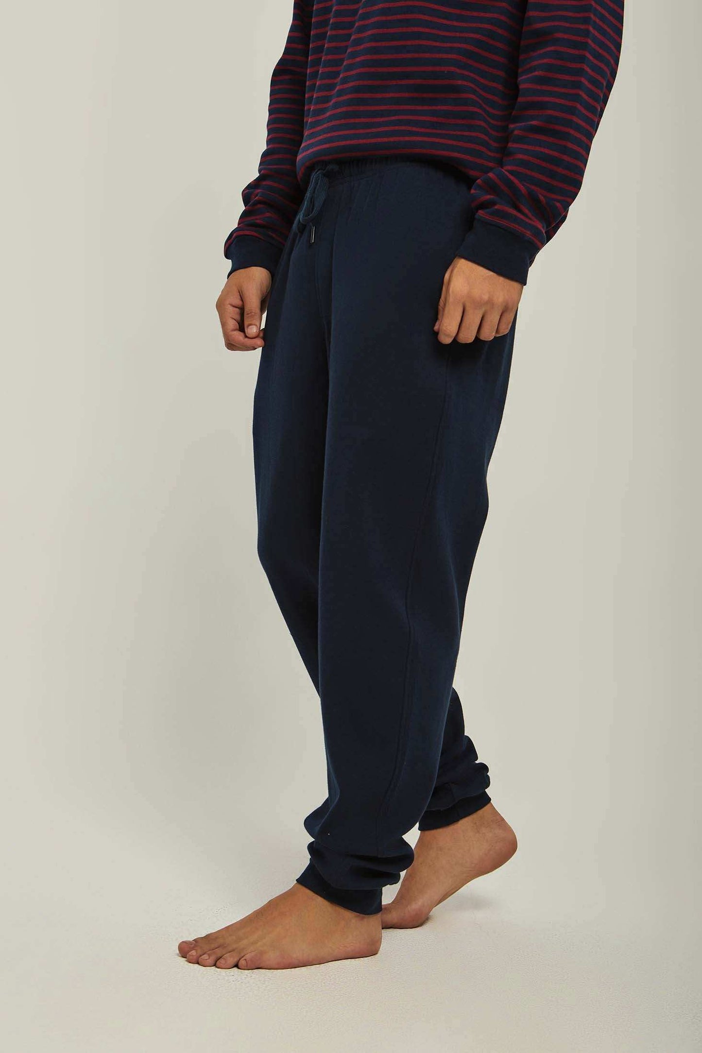 Men Regular Fit Pyjama - Burgundy