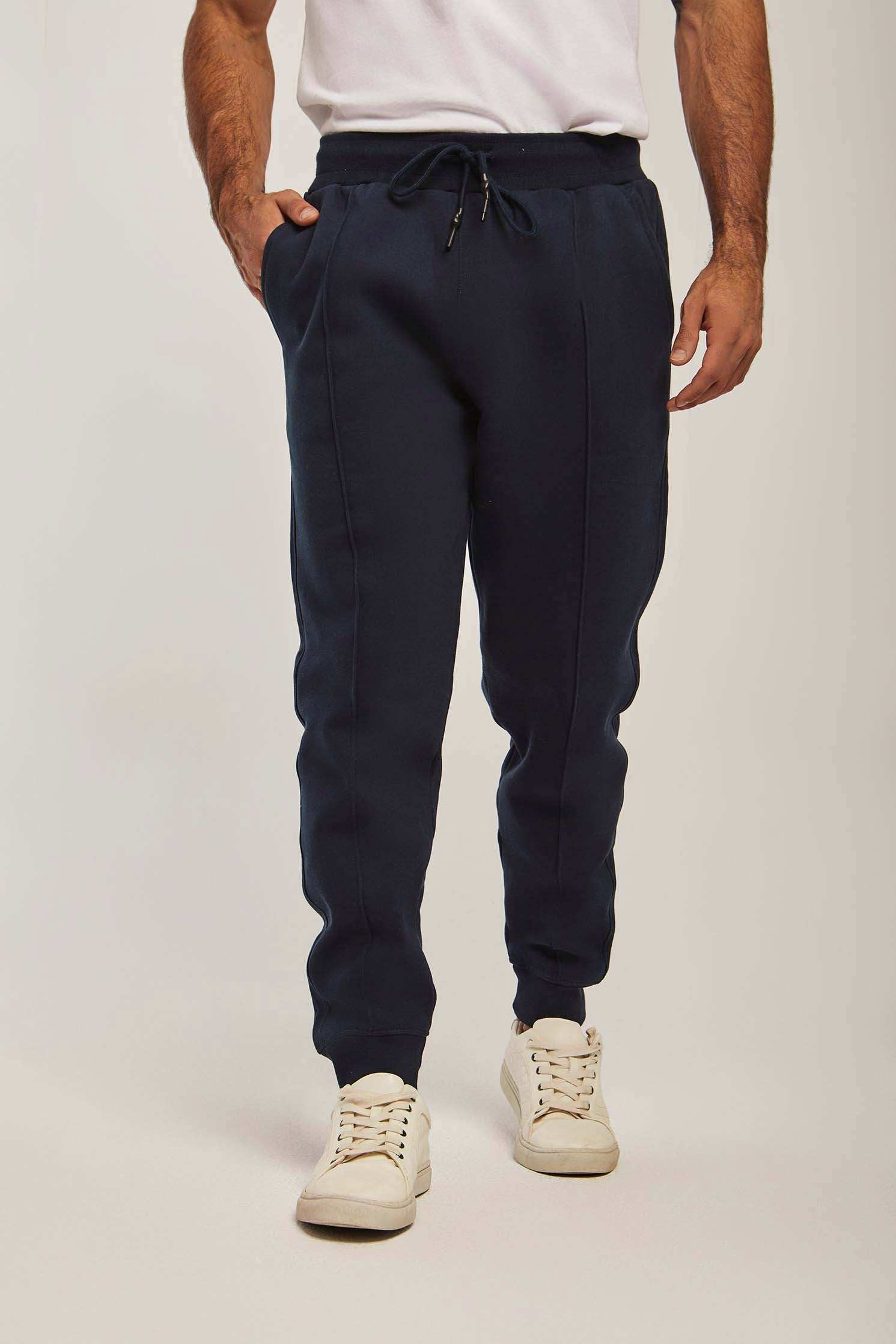 Men Regular Fit Sweat Pant - Navy