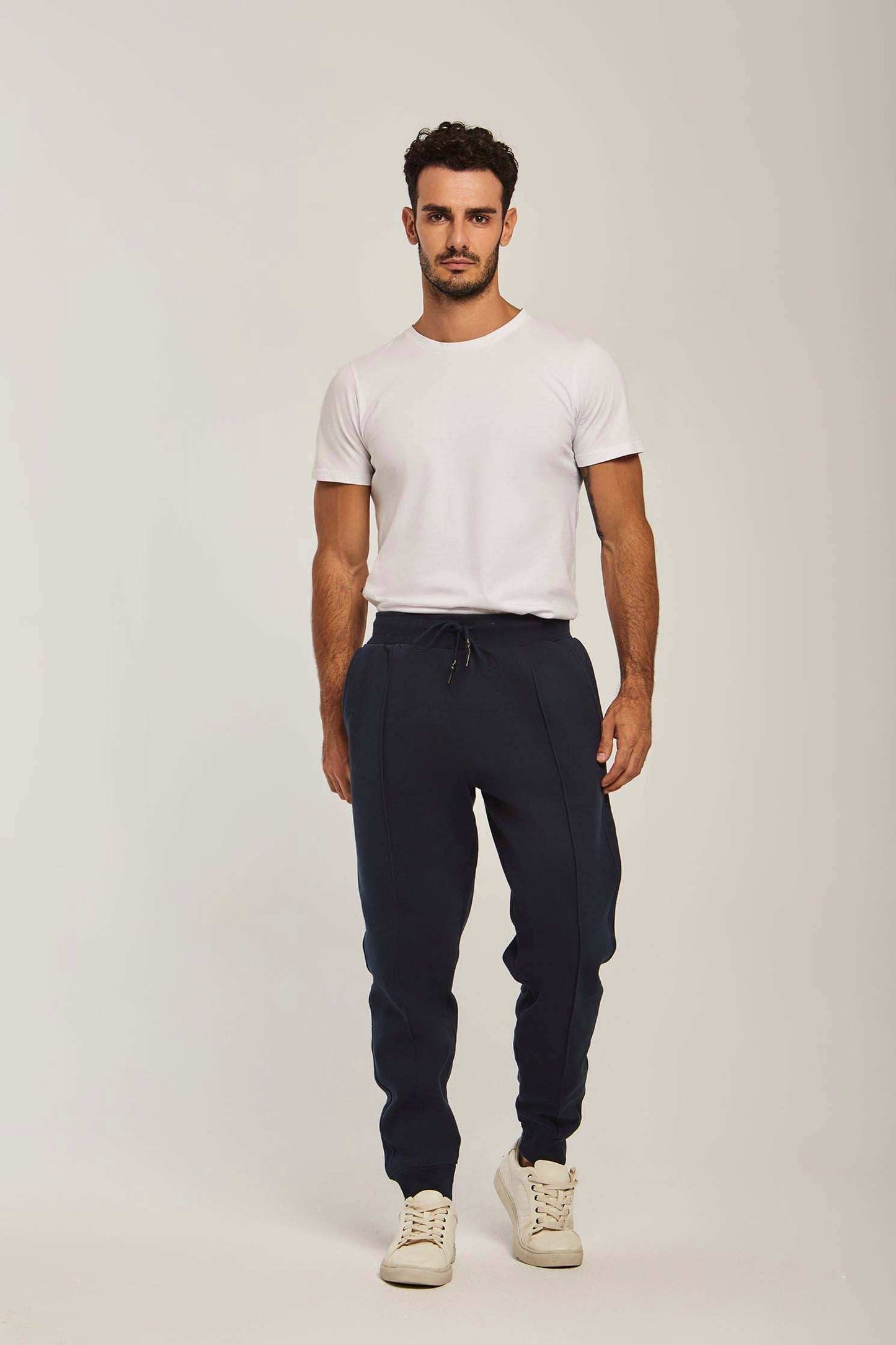 Men Regular Fit Sweat Pant - Navy