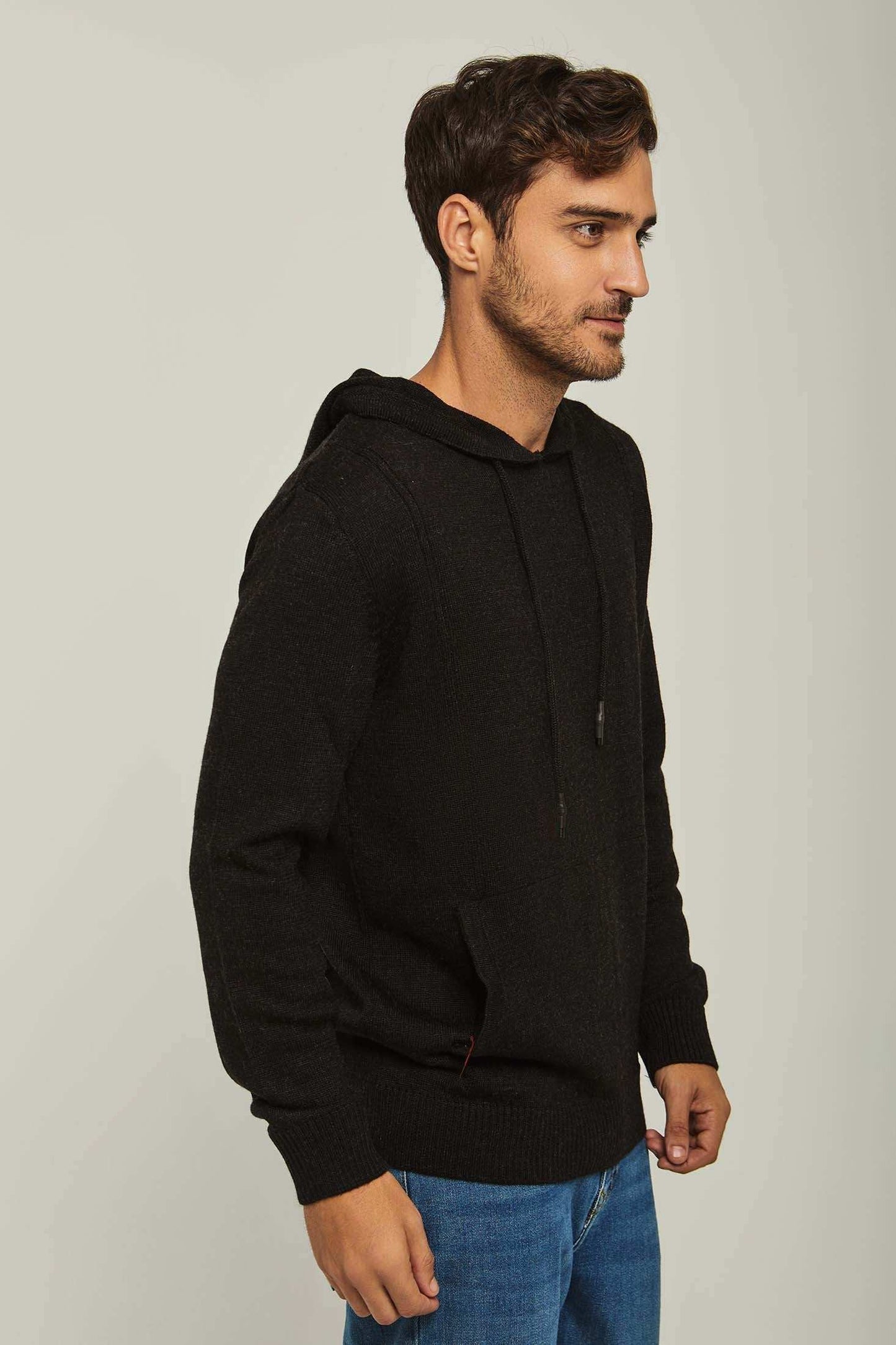 Men Regular Fit Pullover - Black