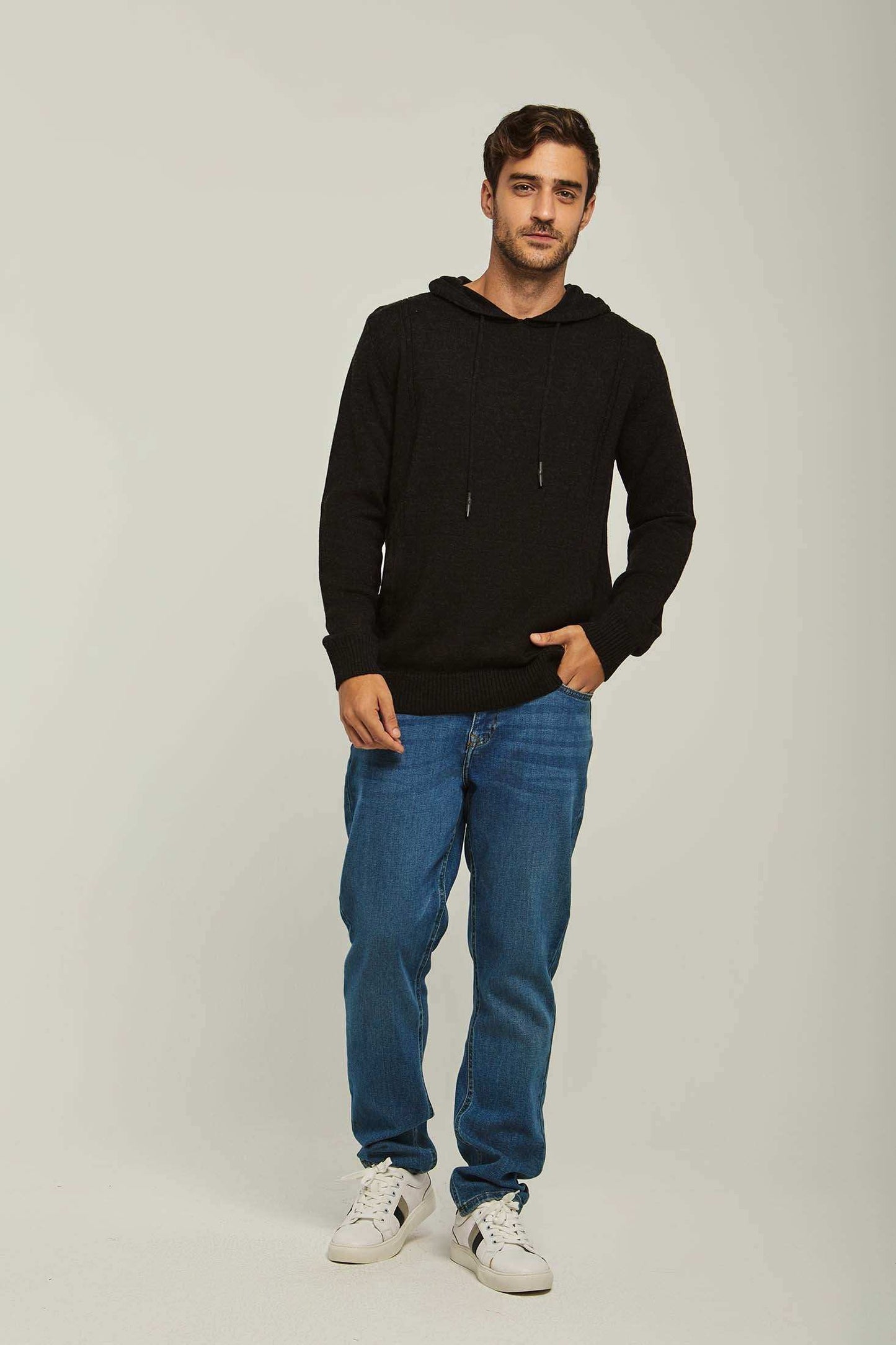 Men Regular Fit Pullover - Black