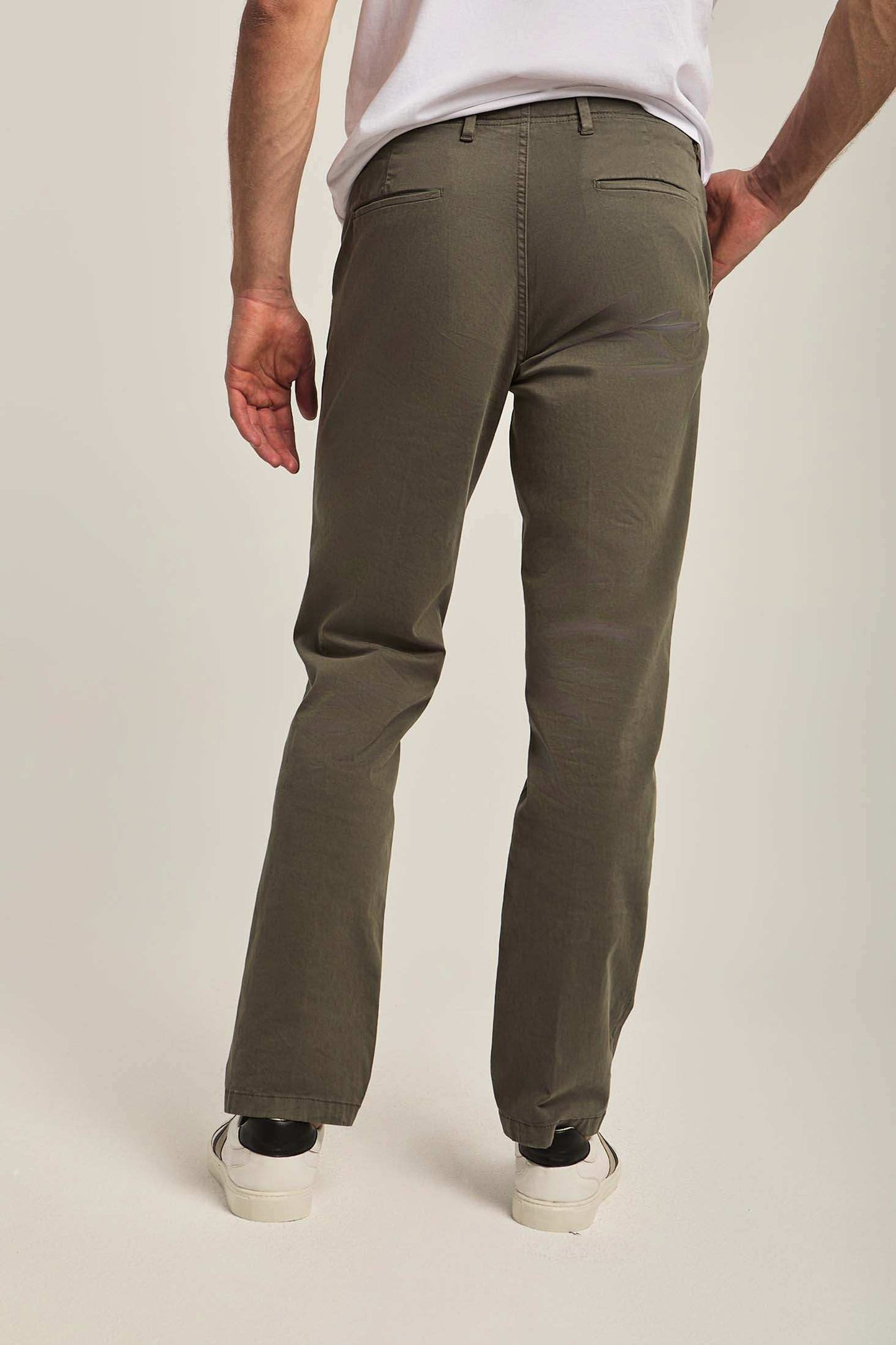Men Regular Fit Pant - Olive Green