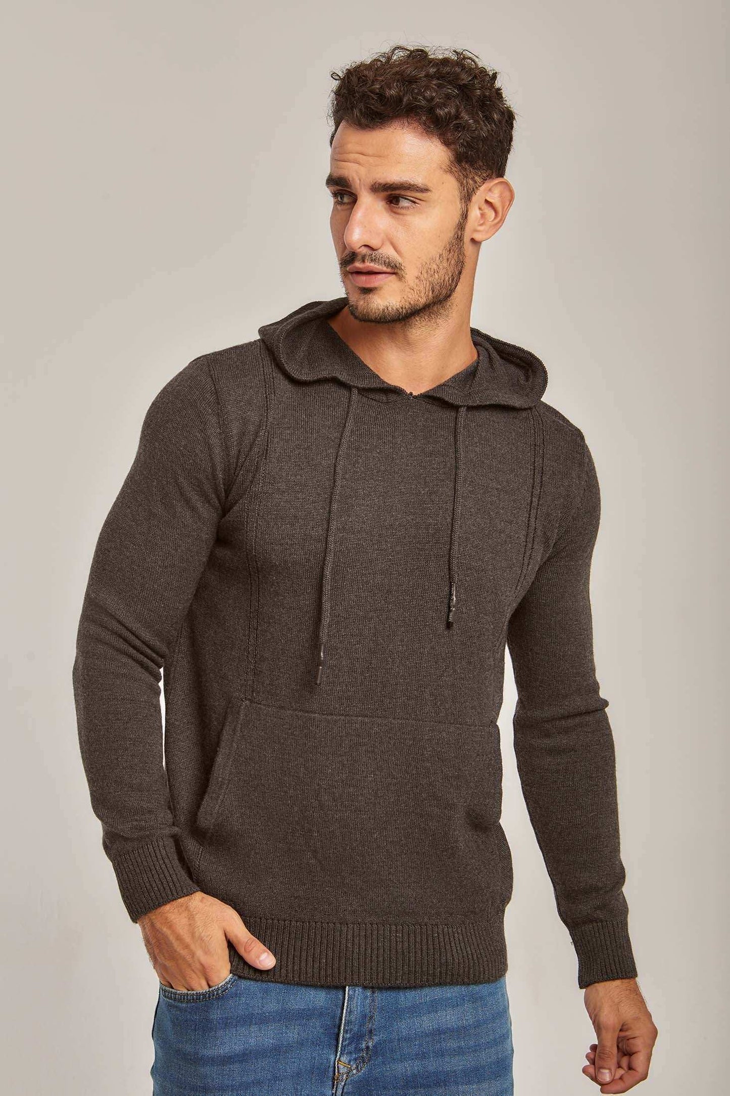 Men Regular Fit Pullover - Grey