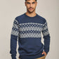 Men Regular Fit Pullover - Printed Multicolorcolor