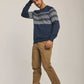 Men Regular Fit Pullover - Printed Multicolorcolor