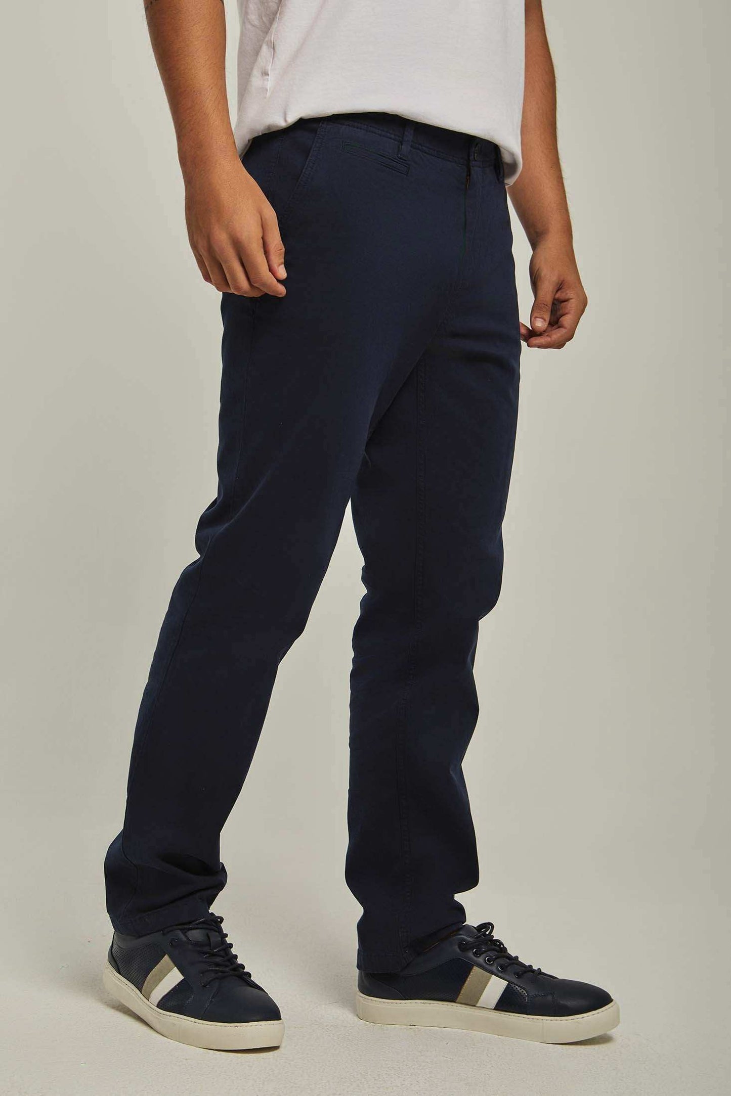Men Regular Fit Pant - Navy