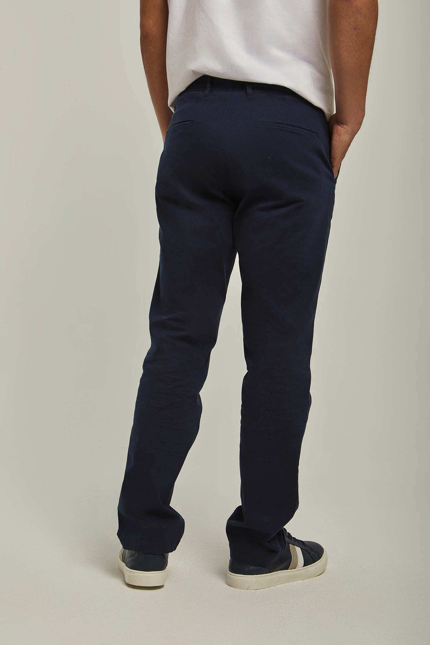 Men Regular Fit Pant - Navy
