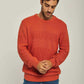 Men Regular Fit Pullover - Orange