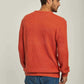 Men Regular Fit Pullover - Orange