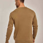 Men Regular Fit Pullover - Brown