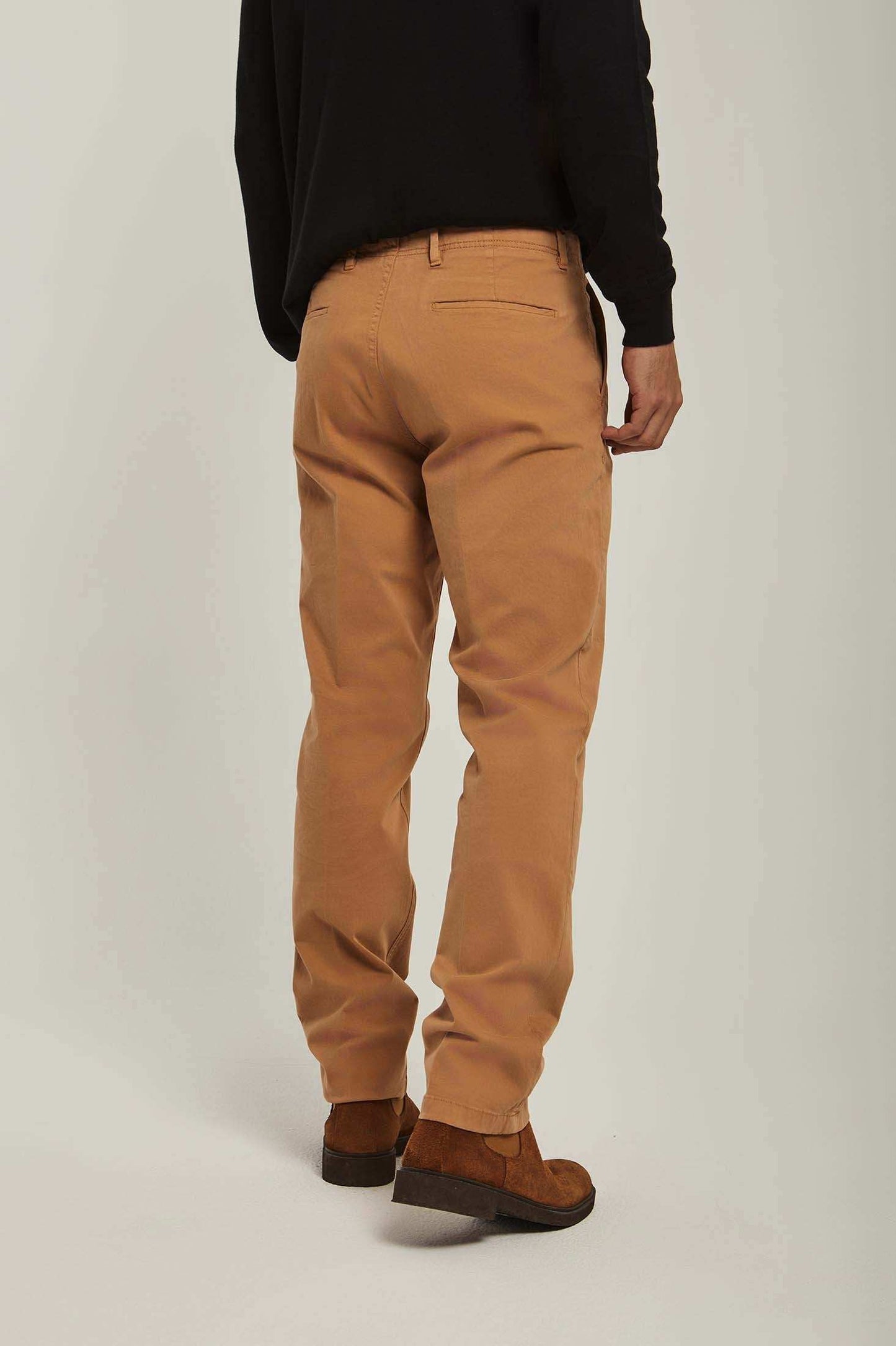Men Regular Fit Pant - Camel