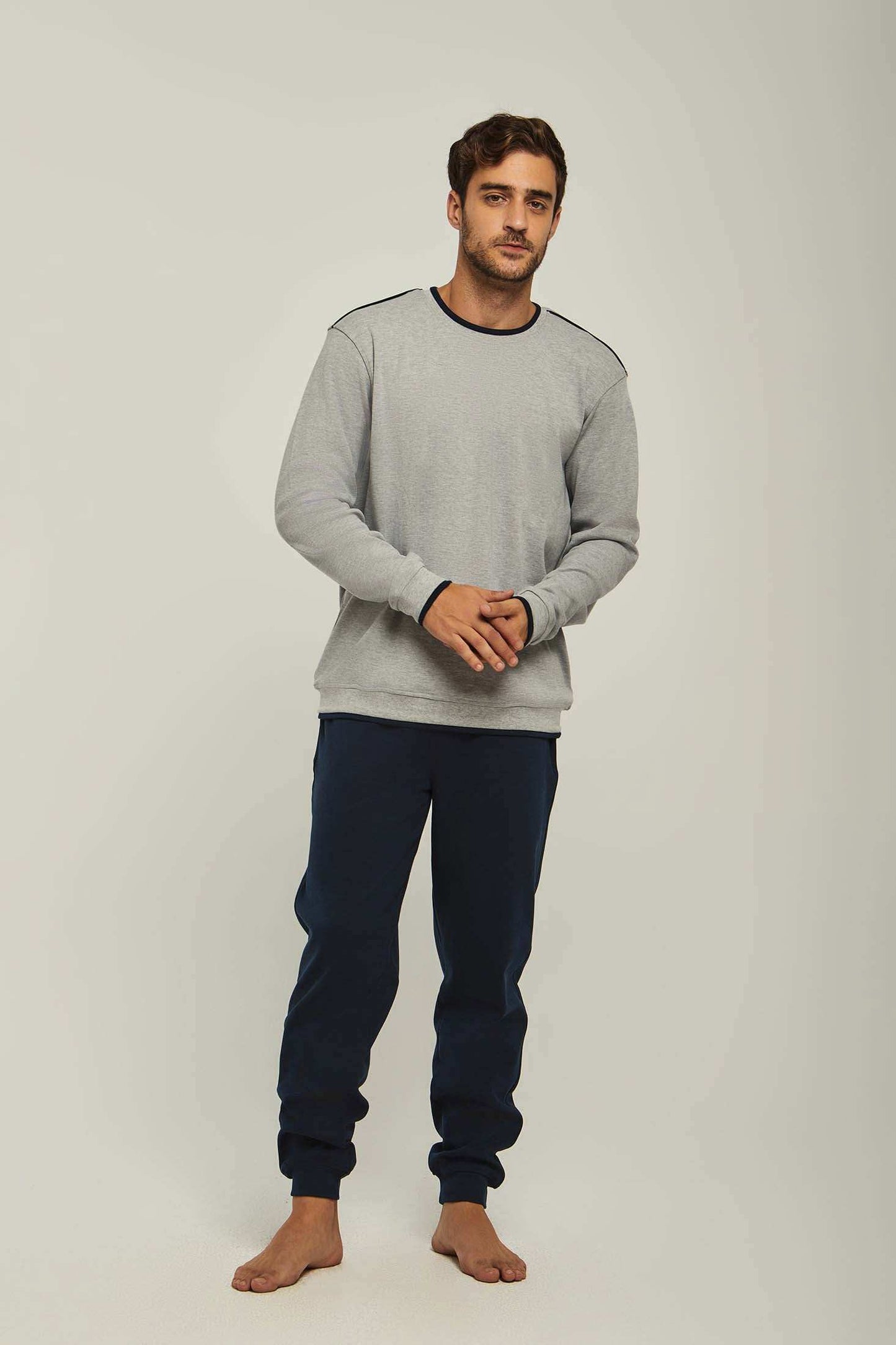 Men Regular Fit Pyjama - Grey