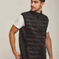 Men Regular Fit Vest - Black