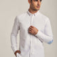 Men Slim Fit Shirt - White