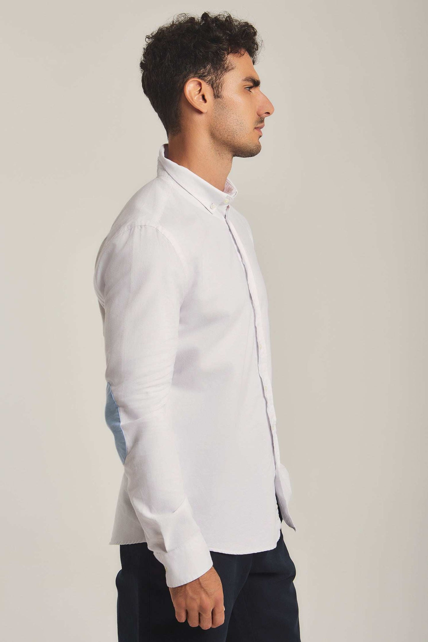 Men Slim Fit Shirt - White