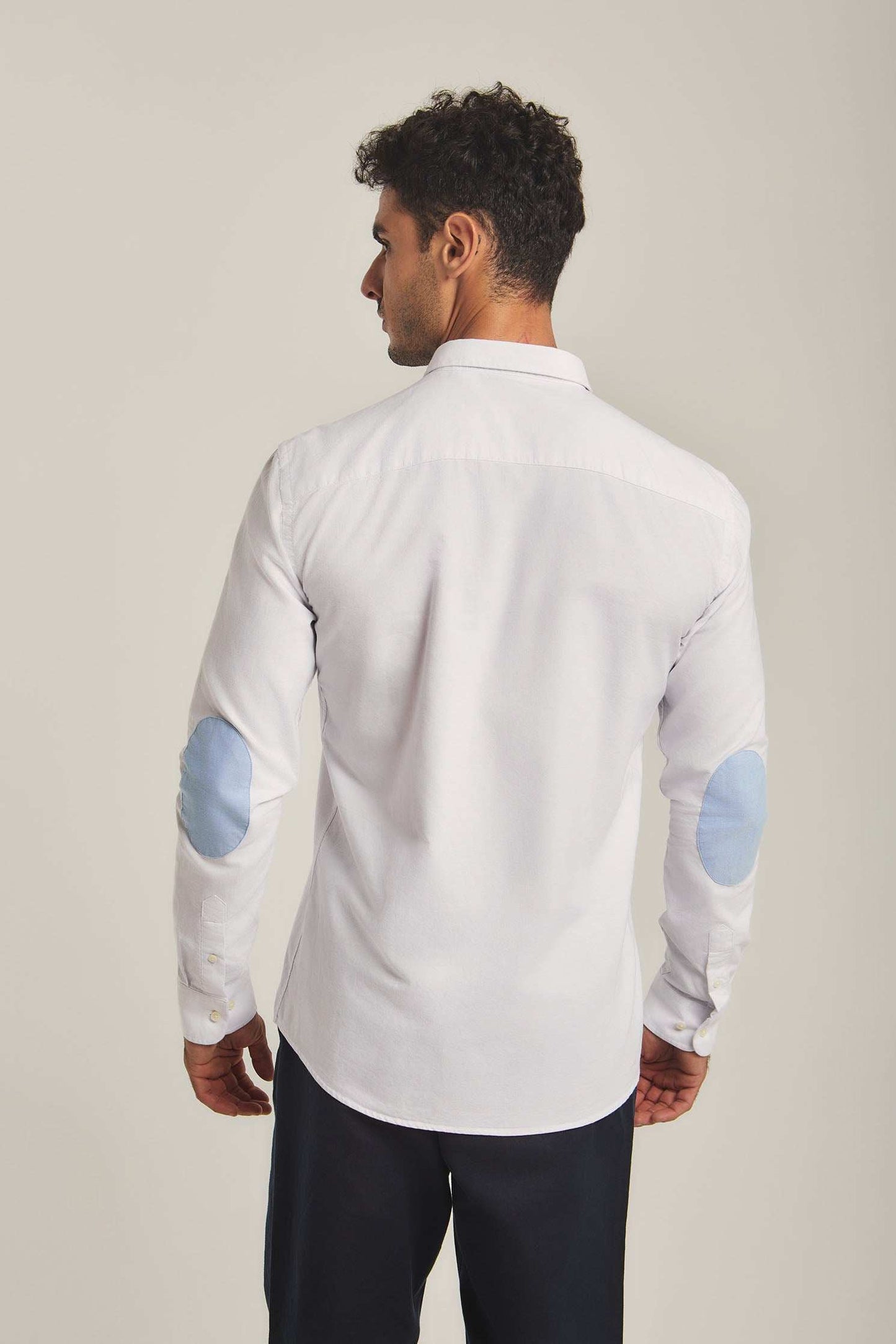 Men Slim Fit Shirt - White