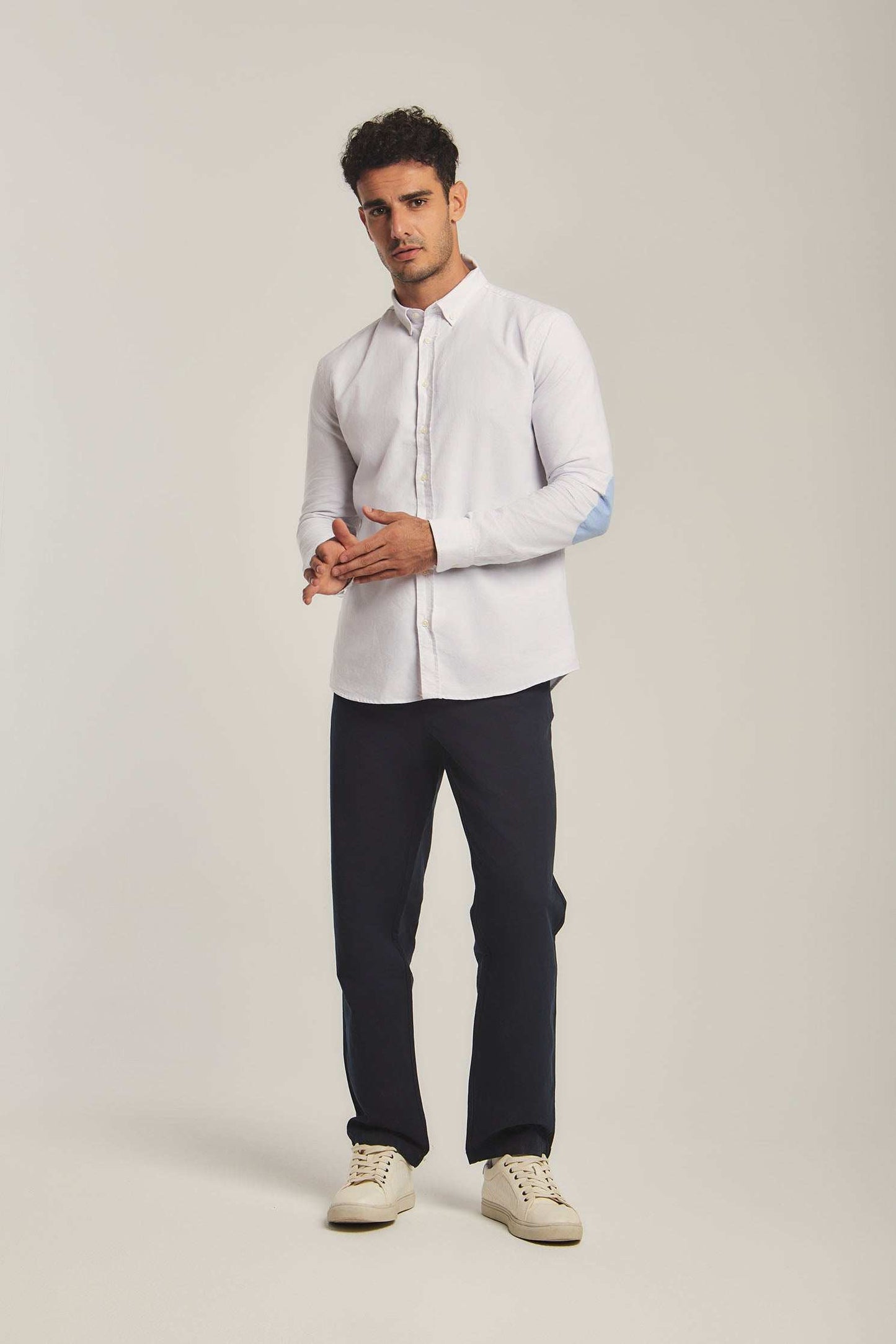 Men Slim Fit Shirt - White