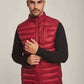 Men Regular Fit Vest - Red