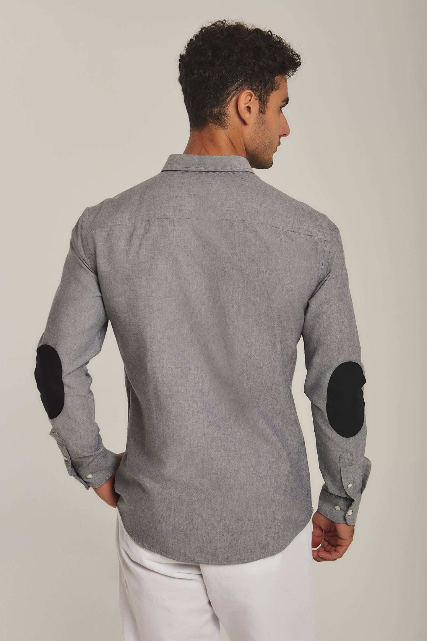 Men Slim Fit Shirt - Grey
