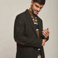 Men Regular Fit Blazer - Green