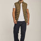 Men Regular Fit Vest - Green