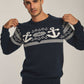 Men Regular Fit Pullover - Navy