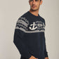 Men Regular Fit Pullover - Navy
