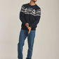 Men Regular Fit Pullover - Navy